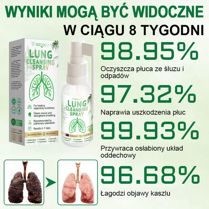 [Oficjalny flagowy sklep marki]👨‍⚕️MIQIKO Zaawansowany spray oczyszczający płuca (☘️zalecany przez specjalistów od płuc☘️)