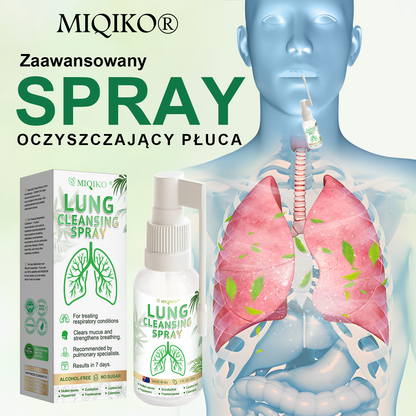 [Oficjalny flagowy sklep marki]👨‍⚕️MIQIKO Zaawansowany spray oczyszczający płuca (☘️zalecany przez specjalistów od płuc☘️)