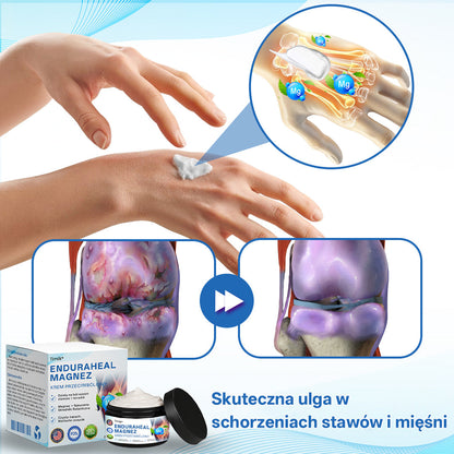 Timilk® EnduraHeal magnezowy krem przeciwbólowy (na zapalenie stawów, neuropatie, reumatyzm, urazy sportowe i nie tylko)
